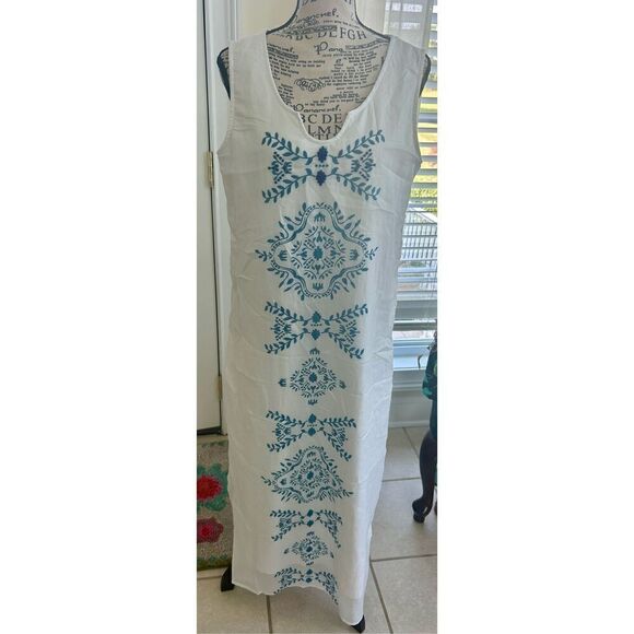 Cabana Life White Side Slit Maxi Dress - Picture 10 of 11